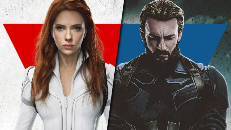 Black Widow, Captain America, Chris Evans, Scarlett Johansson