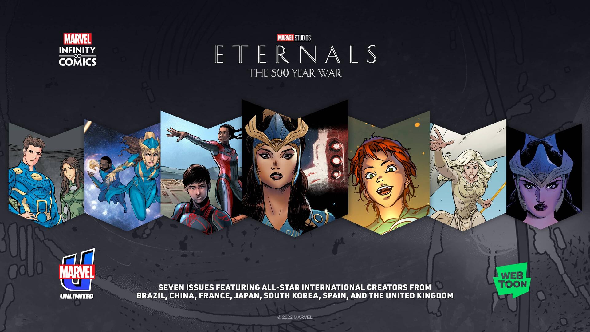 Webtoon, Eternals, Marvel