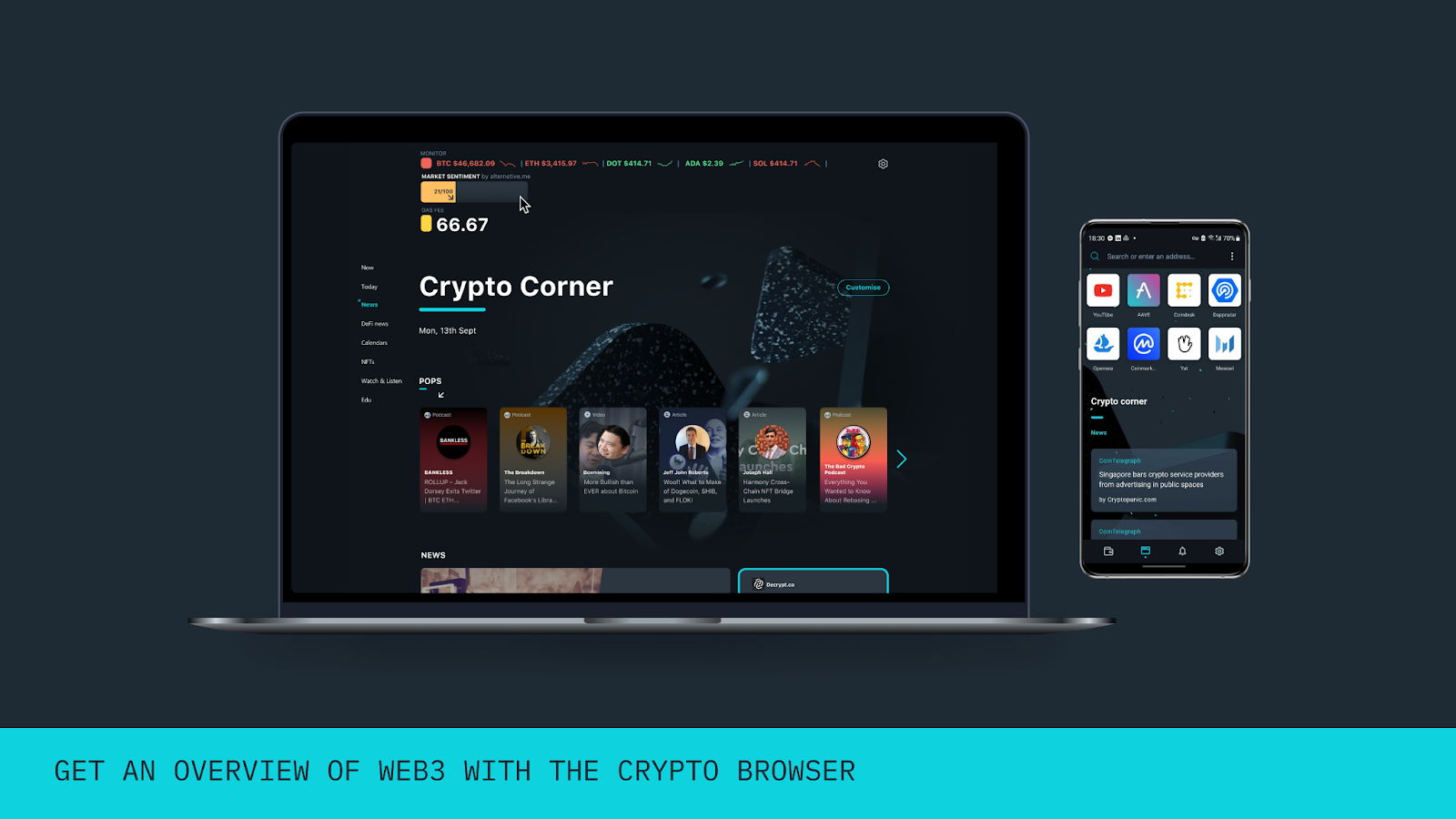 Opera ha presentato un nuovo browser dedicato alle criptovalute e al Web3