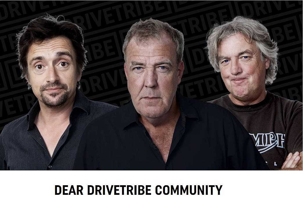 Chiude DriveTribe, il magazine sulle auto di Jeremy Clarkson, James May e Richard Hammond