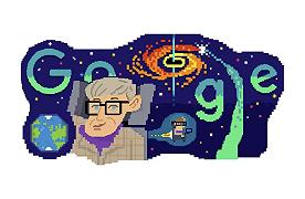 Google celebra Stephen Hawking: il doodle interattivo ha la voce dello scienziato