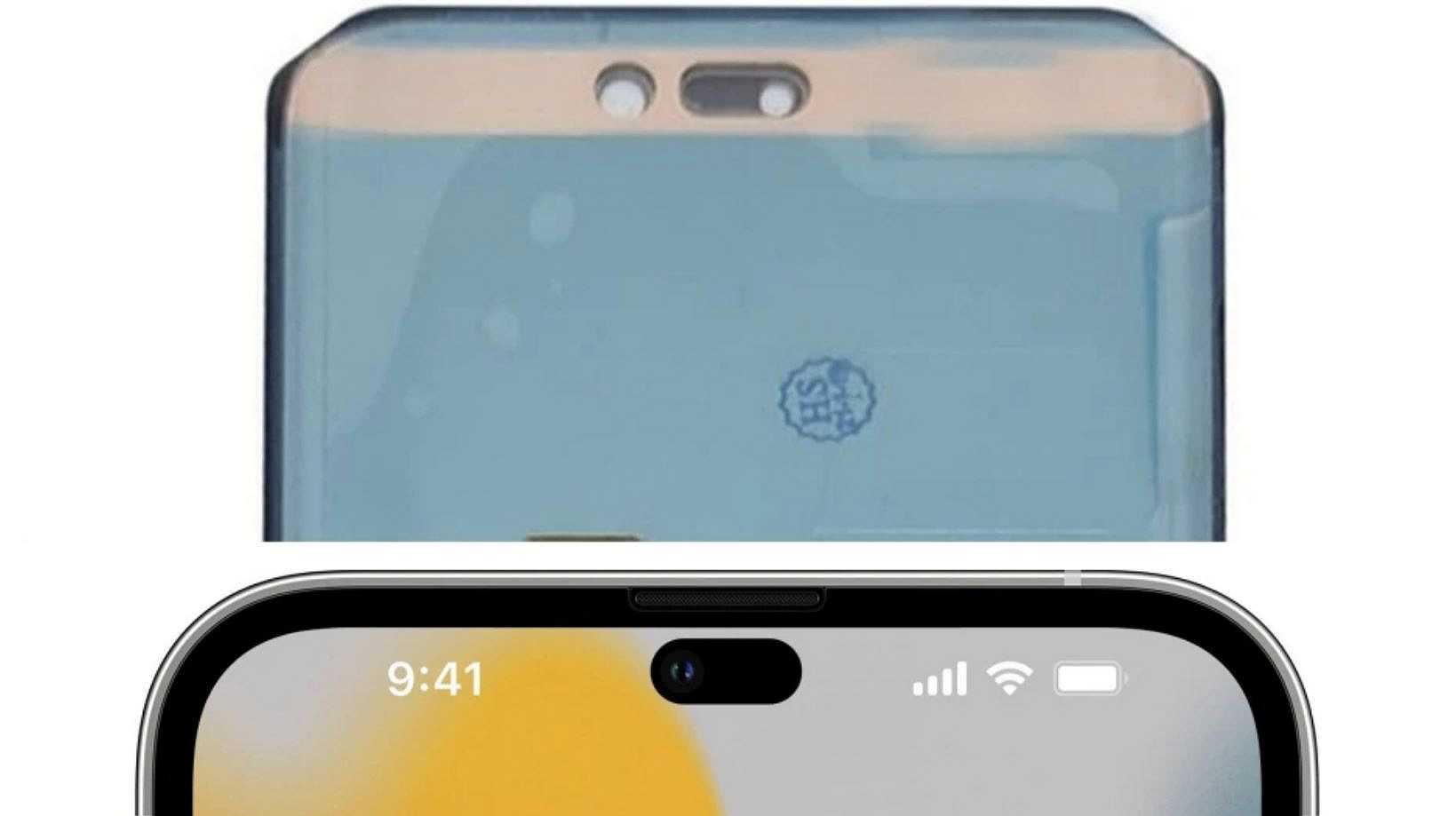 La prima immagine del nuovo iPhone 14 Pro senza notch