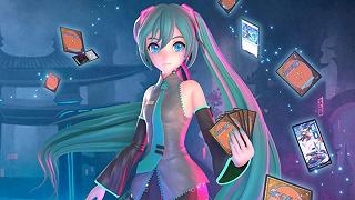 Hatsune Miku canta una canzone per Magic: The Gathering