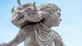 Horizon Forbidden West: una statua di Aloy a Firenze come monumento temporaneo