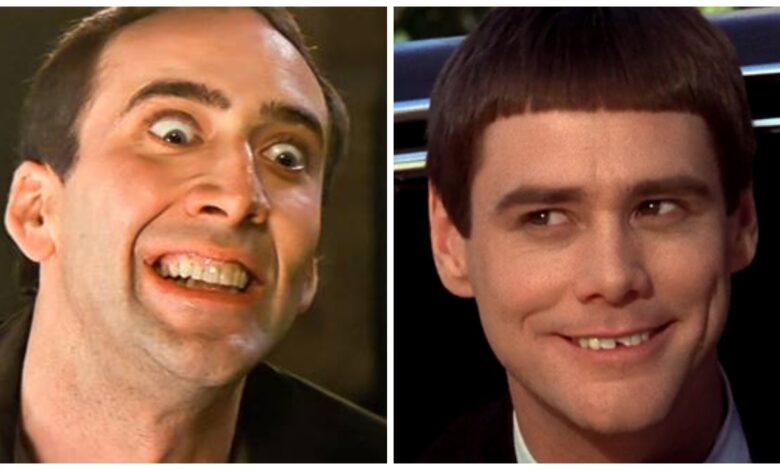 Jim Carrey, Nicolas Cage, Scemo e più scemo