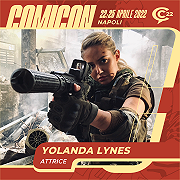 Comicon 2022: arrivano i gamer Grax, Roby, Sotomaior10tv, Sbriser e l’attrice di Black Widow Yolanda Lynes