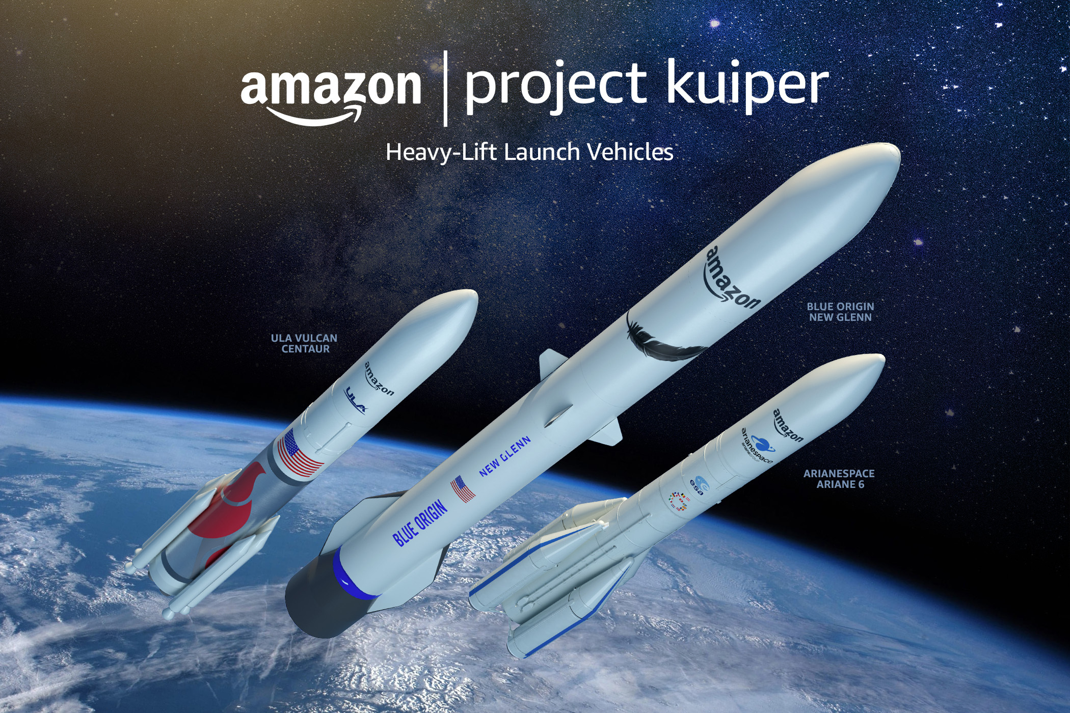 Amazon, Project Kuiper: i primi satelliti per internet nello Spazio entro inizio 2024