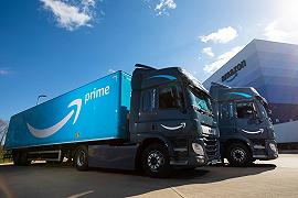 I primi camion elettrici di Amazon arrivano in Europa