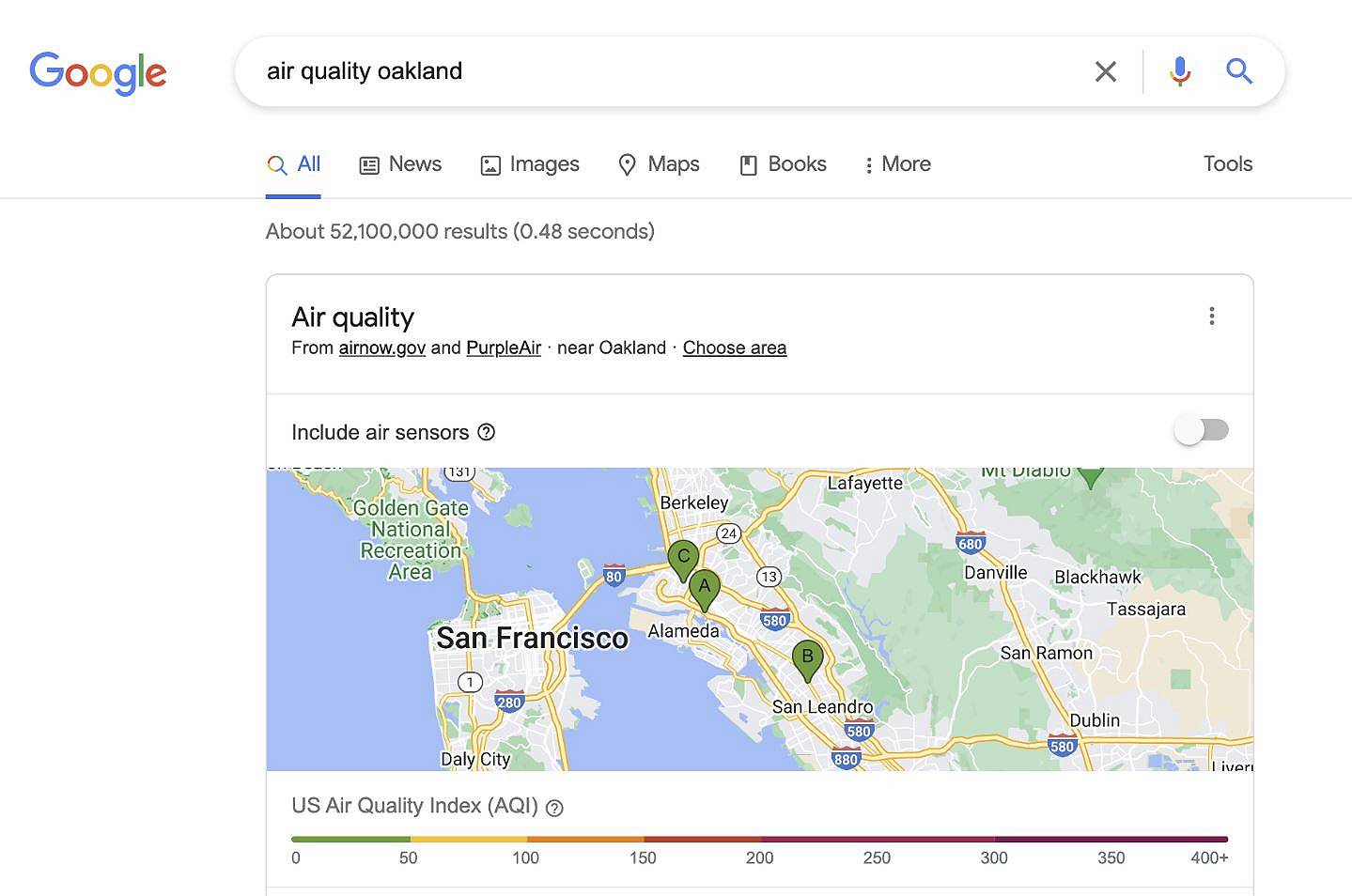 Google: arrivano i dati sulla qualità dell’aria delle città, ma per il momento non Italia
