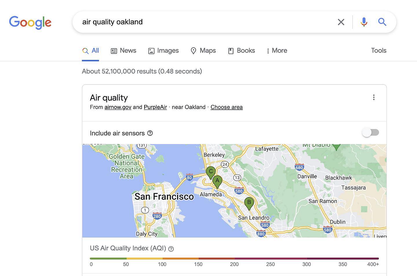 Google: arrivano i dati sulla qualità dell’aria delle città, ma per il momento non Italia