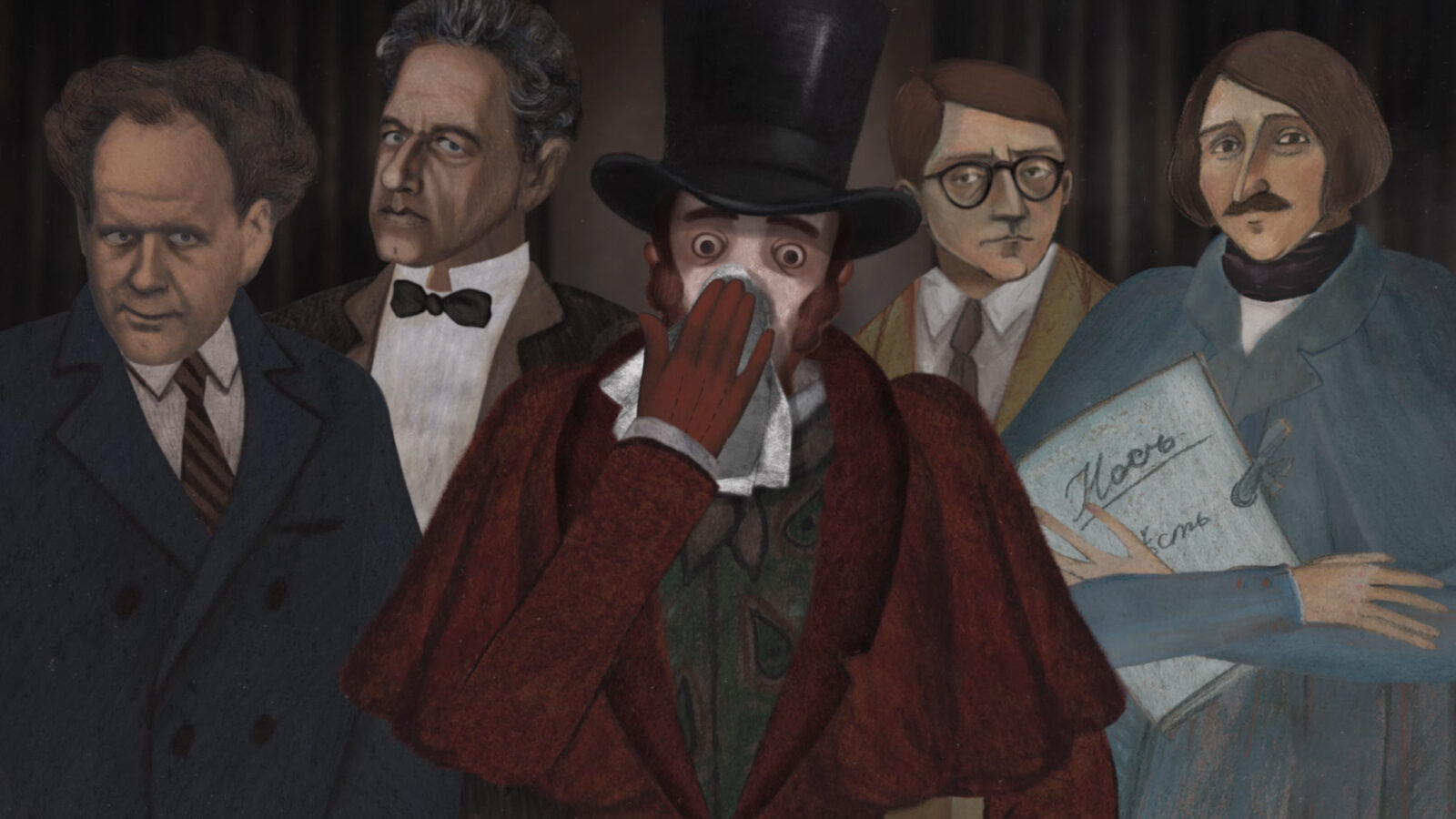 Il naso o la cospirazione degli anticonformisti: trailer del film d’animazione