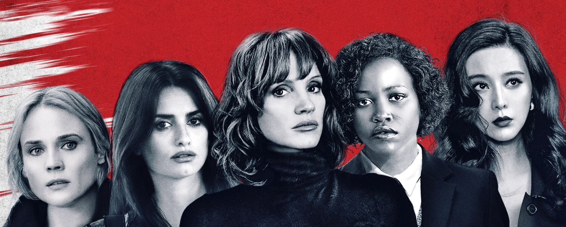 Secret Team 355: la locandina italiana della spy story con Jessica Chastain e Penélope Cruz