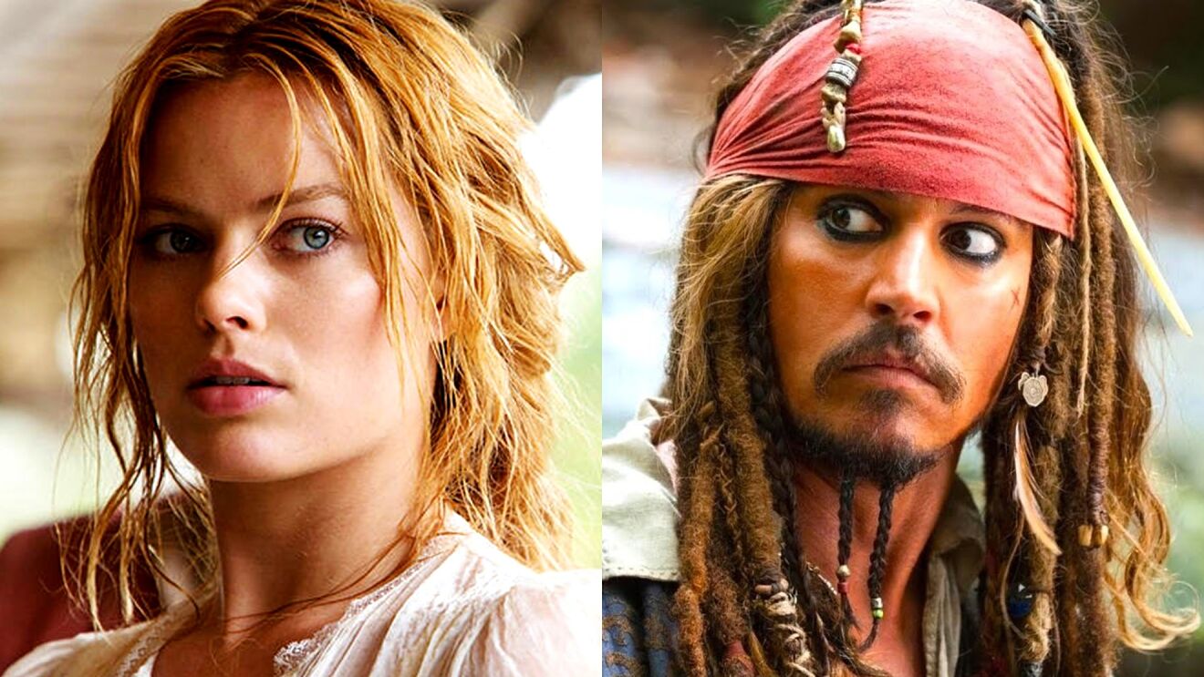 Margot Robbie, Johnny Depp, Pirati dei Caraibi