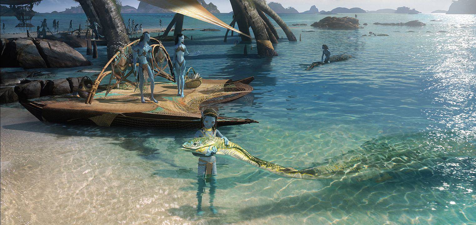 Avatar: La Via Dell’Acqua, le foto dal backstage del film di James Cameron