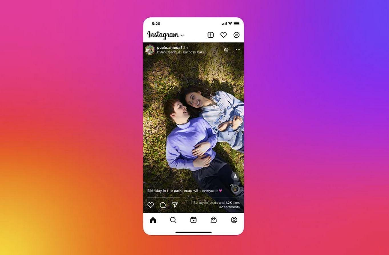 Instagram testa una nuova interfaccia: immagini e video a schermo intero, come su TikTok
