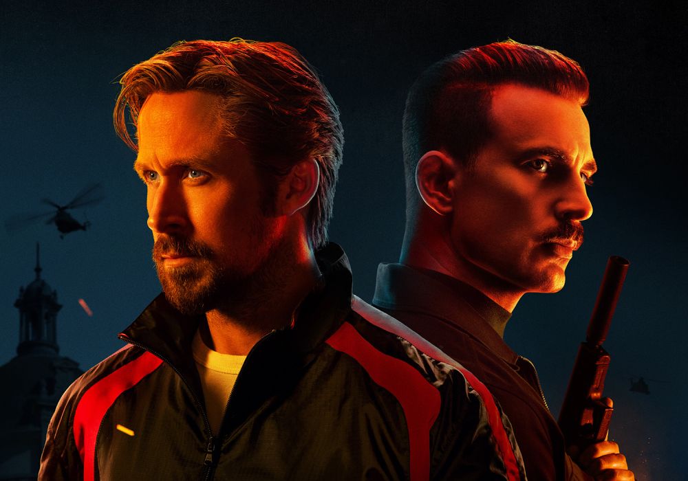 The Gray Man: key art e character poster del film Netflix con Ryan Gosling e Chris Evans