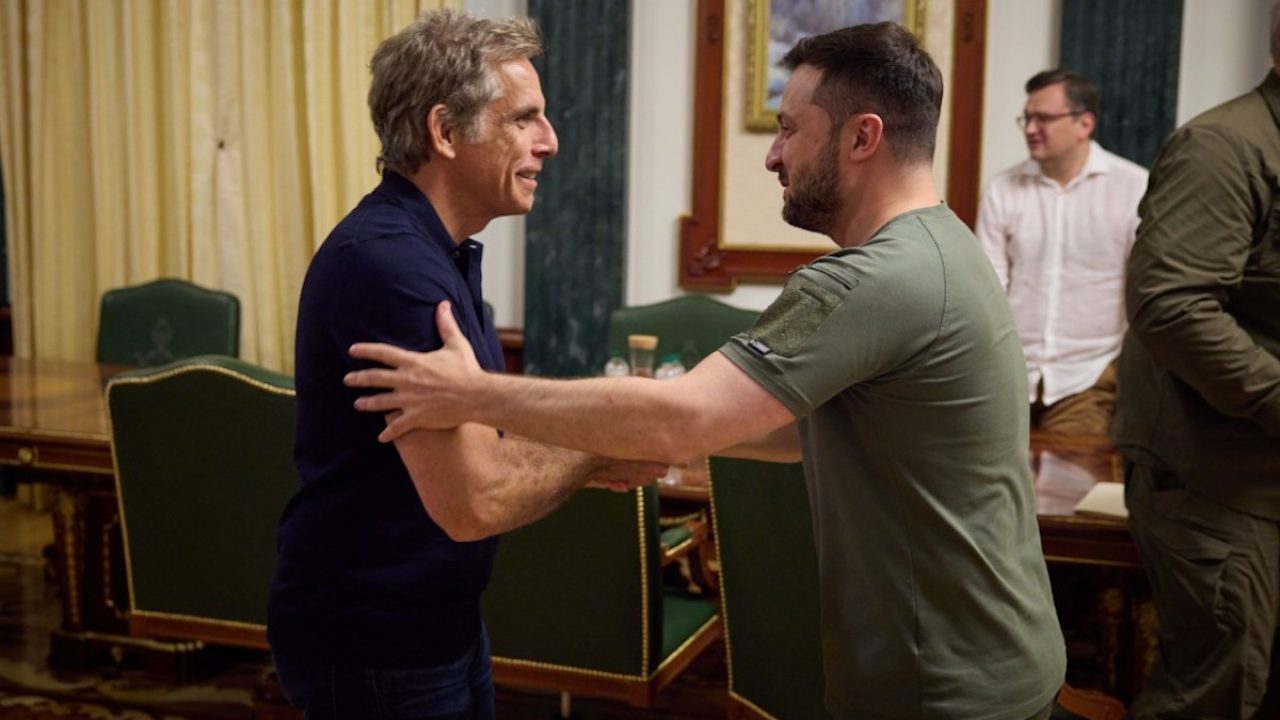 Ben Stiller ha incontrato Volodymyr Zelensky in Ucraina: “Sei il mio eroe”
