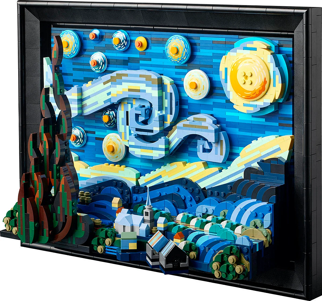 LEGO rende disponibile il set 3D su La Notte Stellata di Van Gogh