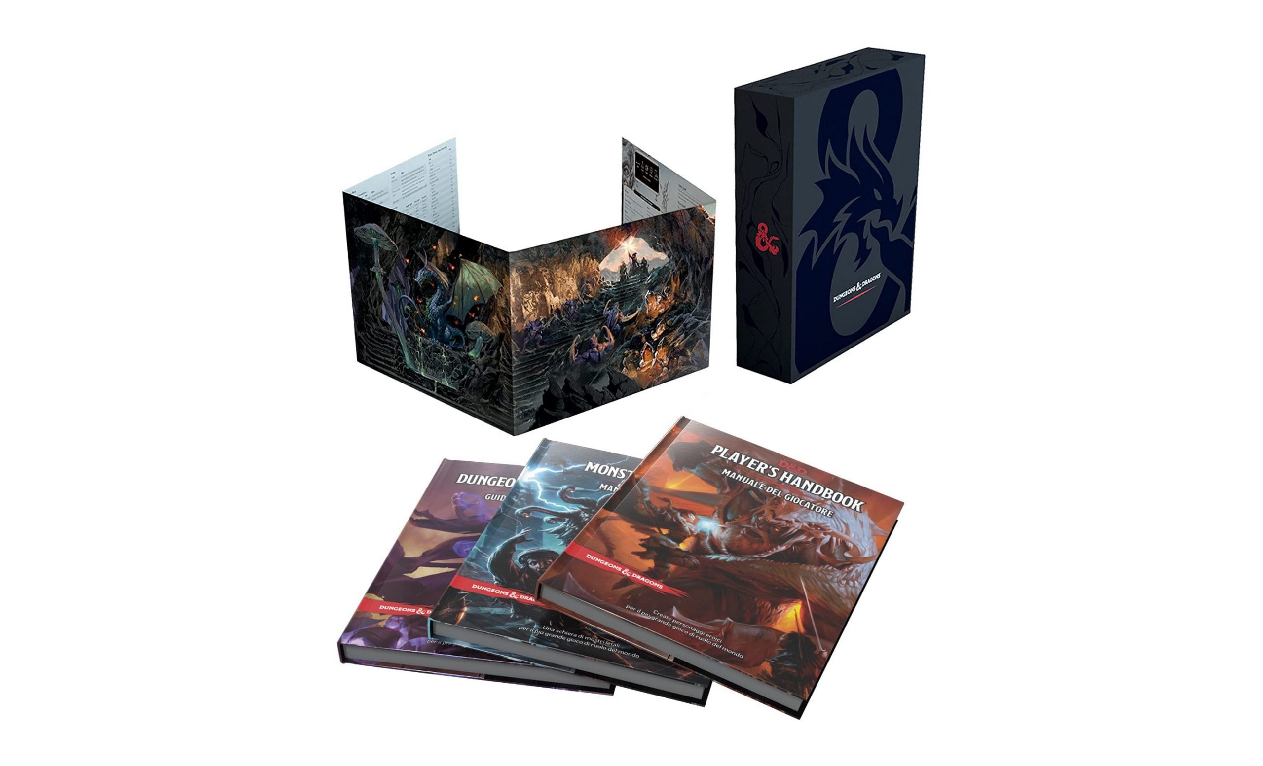 Offerte Amazon: set regalo dei manuali base di D&D 5e in forte sconto