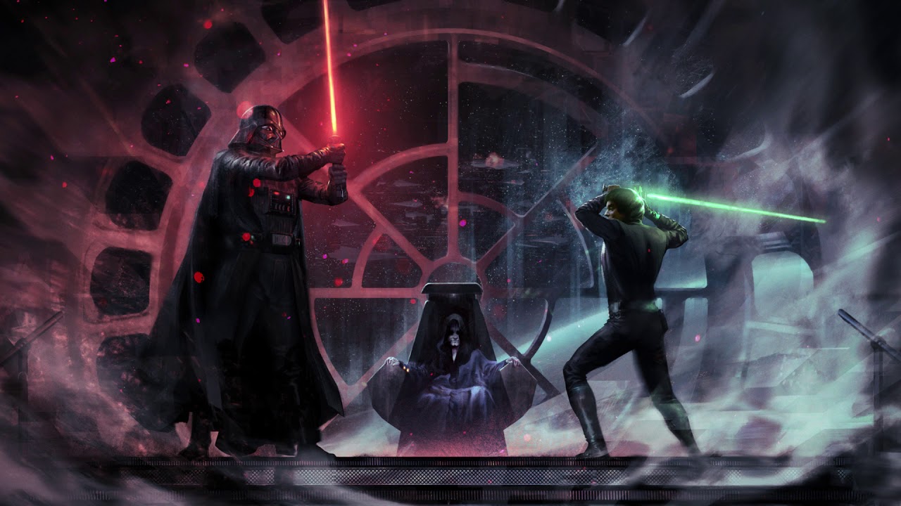 Luke e Vader Star Wars