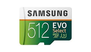 Offerte Amazon: microSD Samsung EVO da 512 GB in super sconto