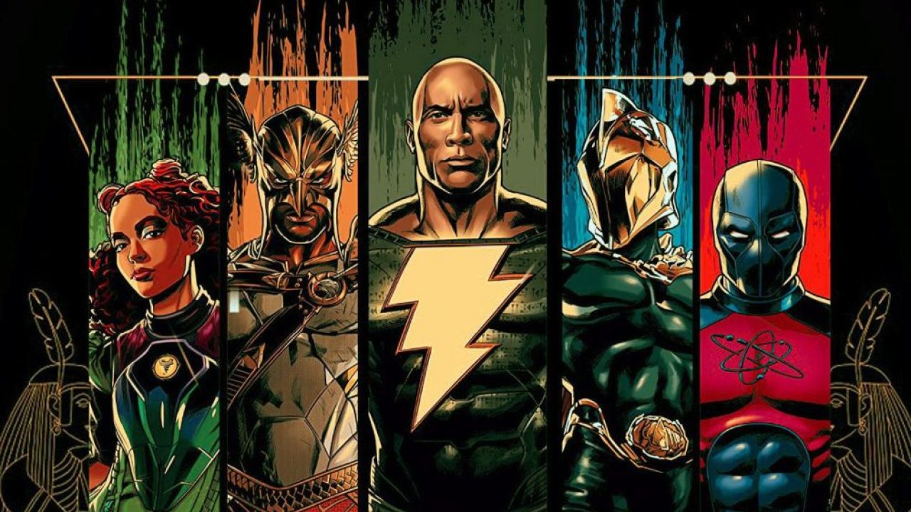 Black Adam: Dwayne Johnson condivide i poster ufficiali del film