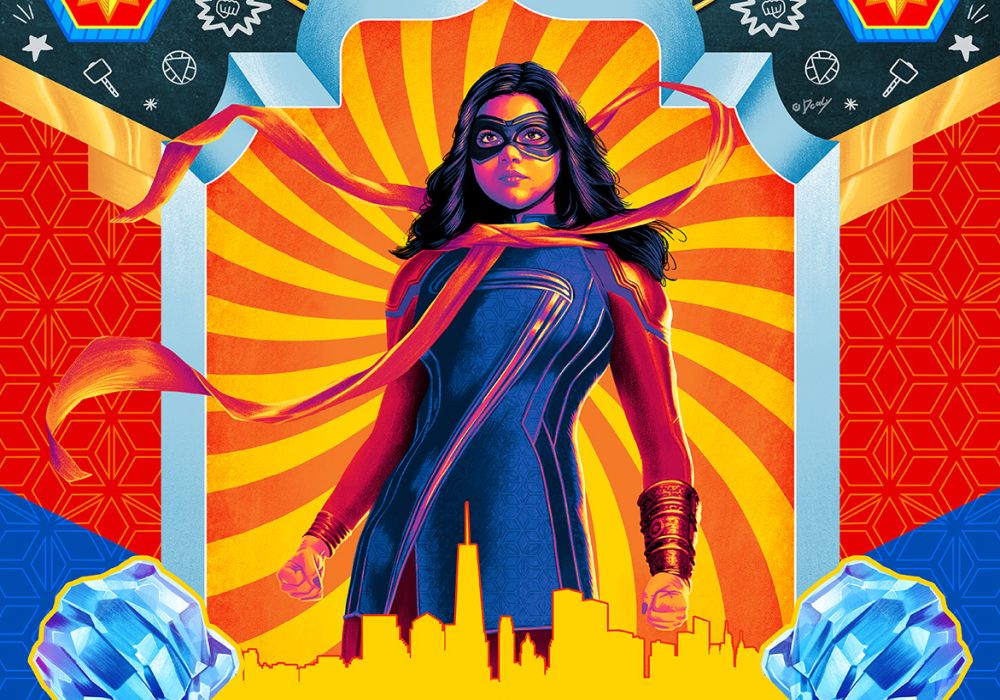 Ms. Marvel: nuovo poster ispirato alle origini pachistane dell’eroina