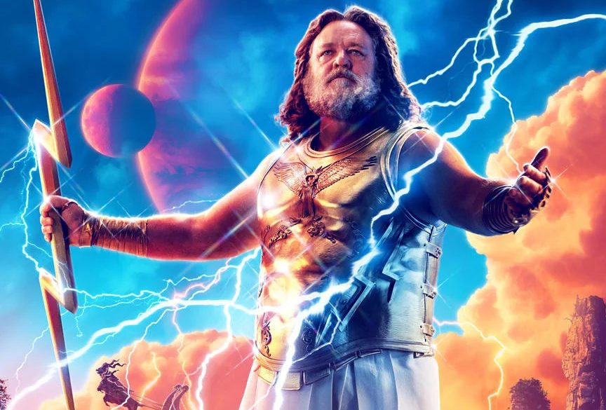 Thor: Love and Thunder – I character poster mostrano anche lo Zeus di Russell Crowe