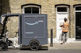 Dove possibile, in Regno Unito Amazon userà le biciclette elettriche per consegnare i pacchi