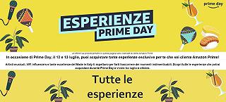 Amazon, arrivano le esperienze Prime Day: dal volo in elicottero sui cieli di Milano agli incontri con le celebrity