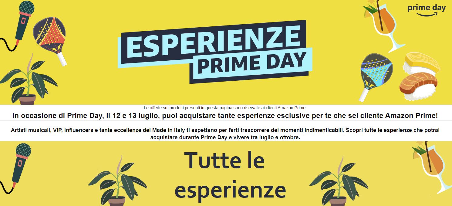 Amazon, arrivano le esperienze Prime Day: dal volo in elicottero sui cieli di Milano agli incontri con le celebrity