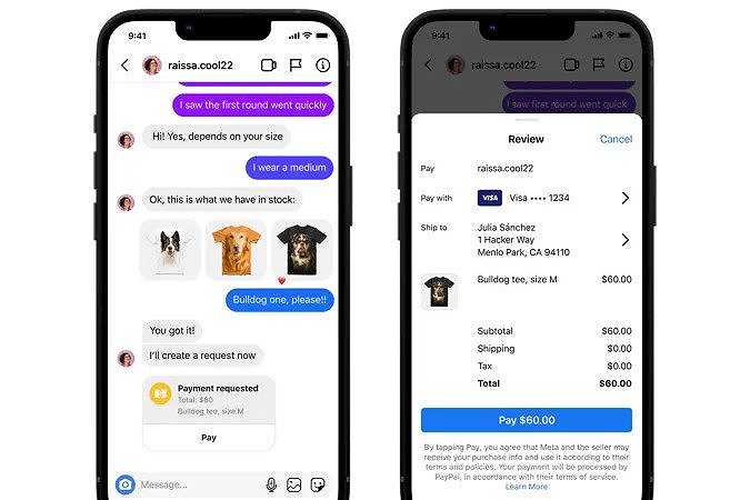 Instagram permetterà di acquistare oggetti direttamente in chat