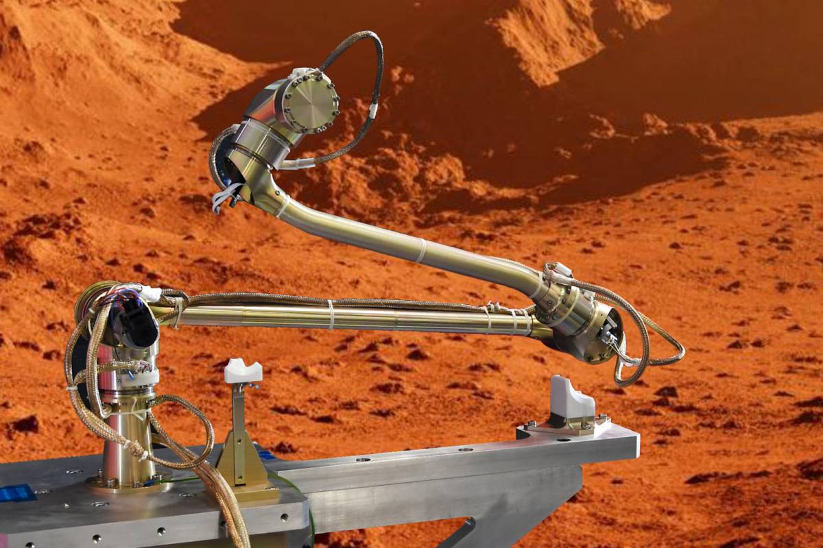 braccio robotico Marte