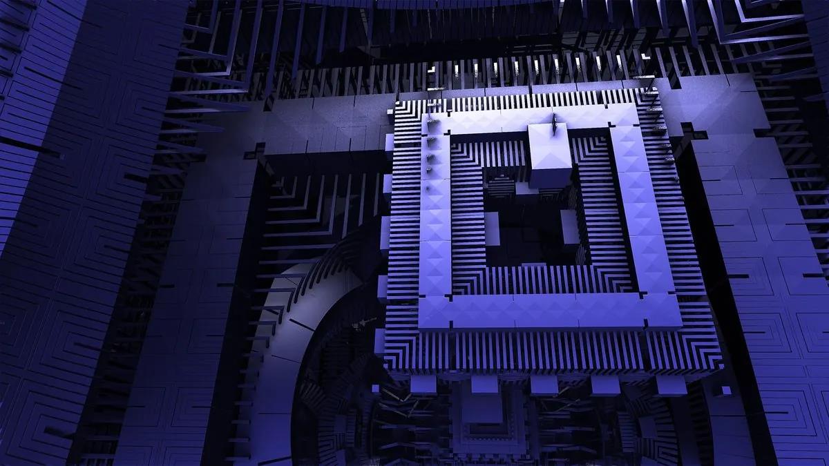 circuito quantistico su scala atomica