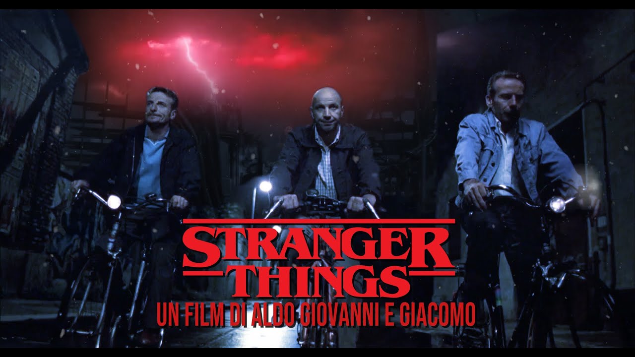 Stranger Things 4: l’esilarante trailer con Aldo, Giovanni e Giacomo