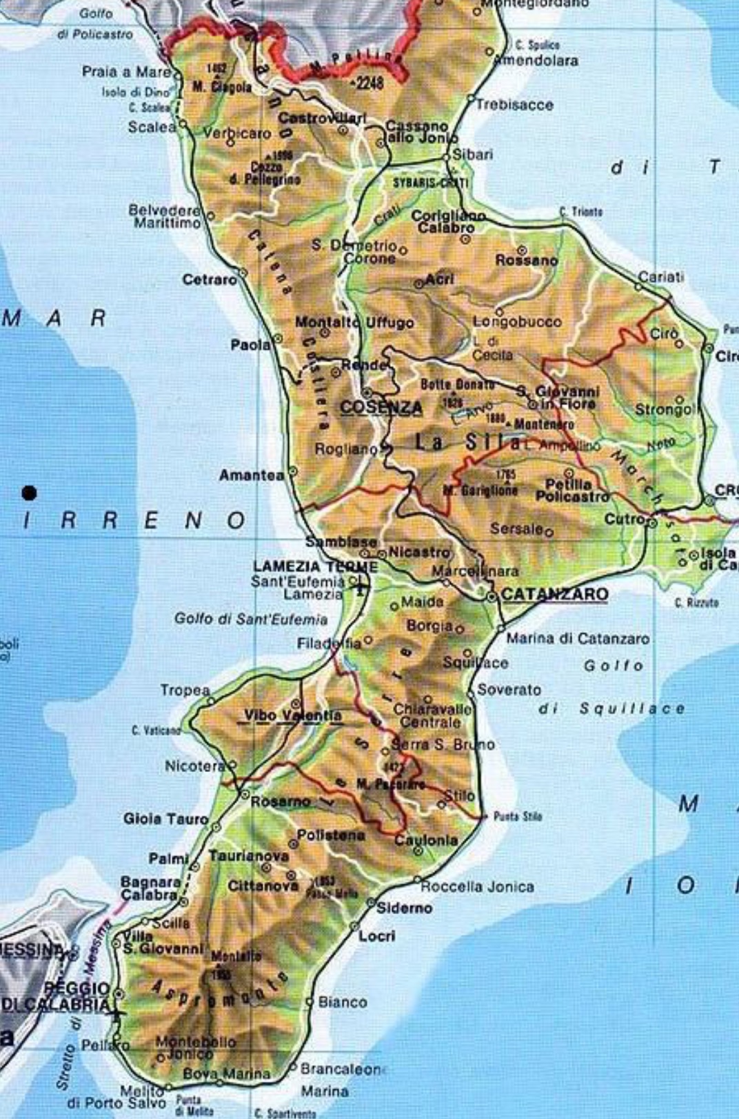 La Calabria era annessa alla Spagna e alla Francia