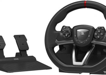Offerte Amazon: volante Hori RWA Racing Wheel Apex per PS5, PS4 e PC in forte sconto