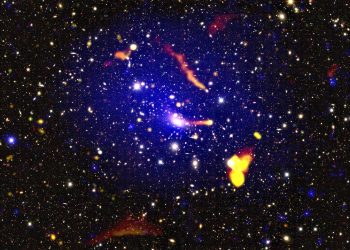 Ammasso di galassie produce emissioni radio enigmatiche