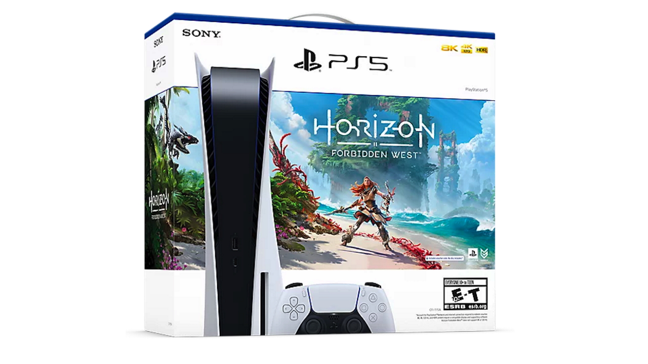 PS5 disponibile ora su Amazon in bundle con Horizon Forbidden West