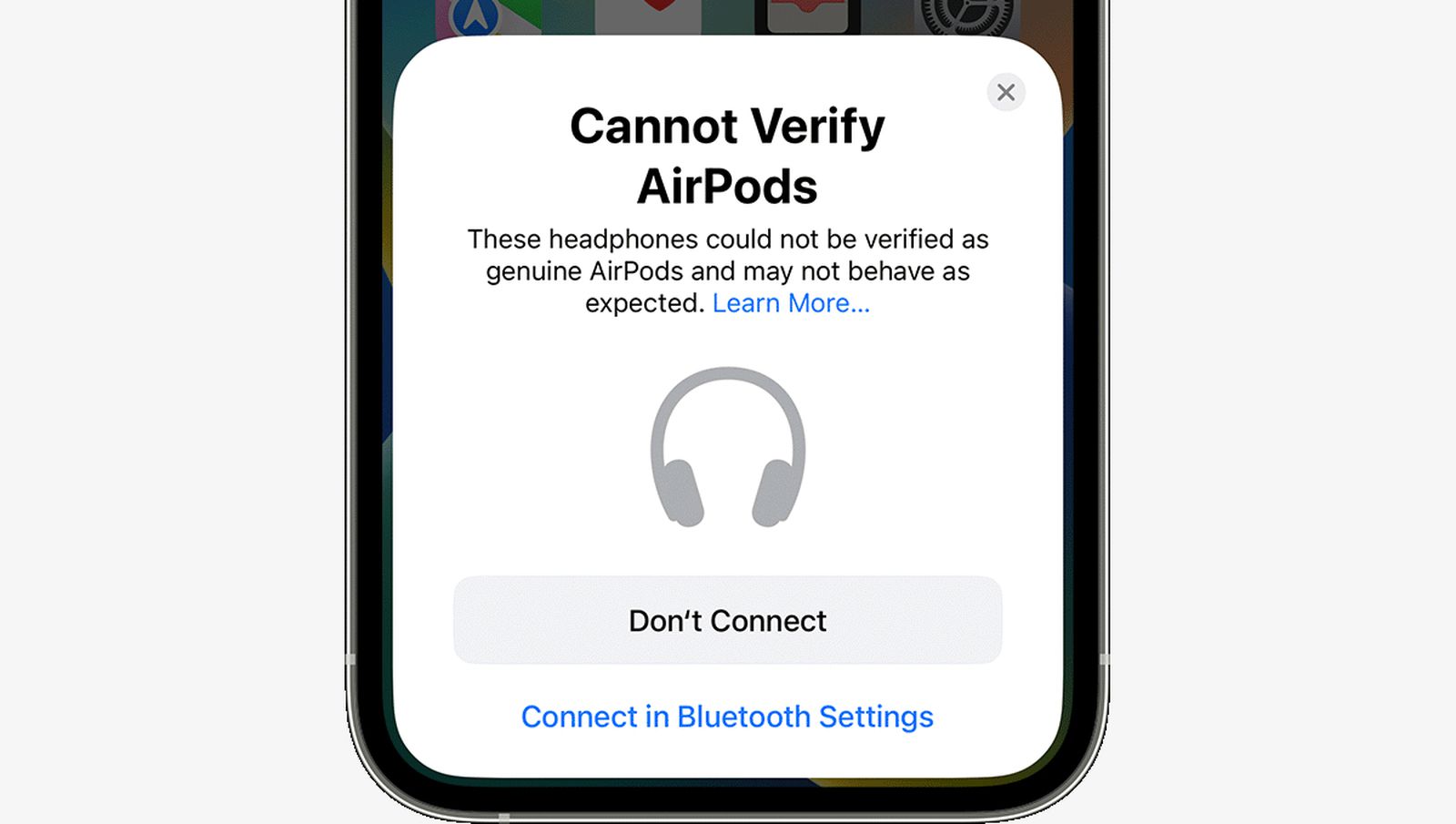 Apple spiega il messaggio degli iPhone per le AirPods non ufficiali