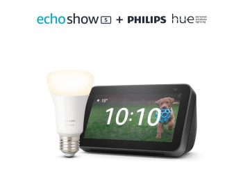Offerte Amazon: Echo Show 5 di seconda generazione con Philips Hue White in super sconto