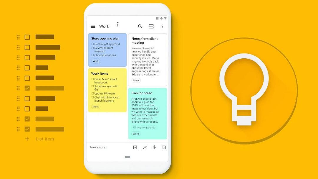 Google Keep si aggiorna con la Material You