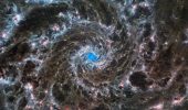Galassia Fantasma: immagini a confronto di Hubble e JWST