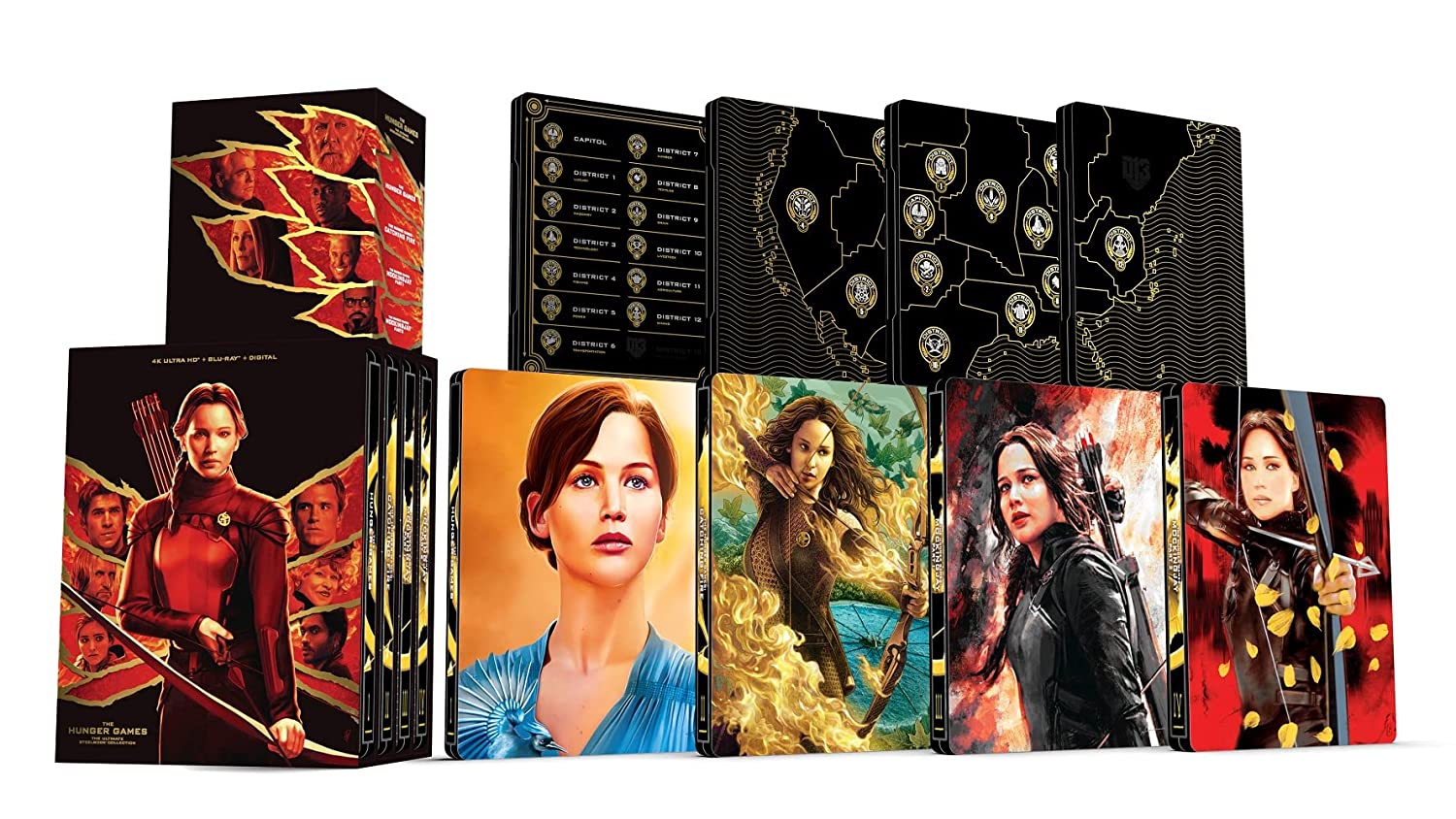 Offerte Amazon: Steelbook Collection di Hunger Games al minimo storico