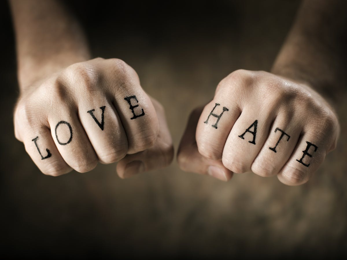 Amore e odio: provarli contemporaneamente