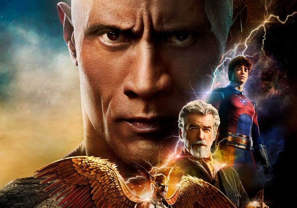 Black Adam: poster ufficiale italiano del film DC con Dwayne Johnson protagonista