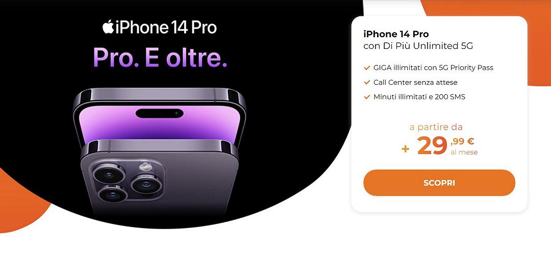 iPhone 14 e 14 Pro a rate con Iliad, TIM, WindTre e Fastweb: tutte le offerte, conviene davvero?