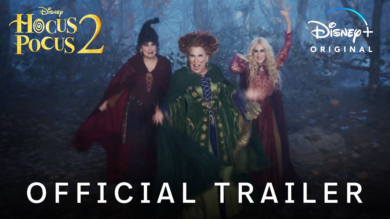 Hocus Pocus 2: il nuovo trailer del film di Disney+