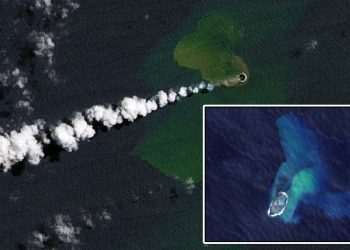 Isola vulcanica nata in 11 ore nel Pacifico
