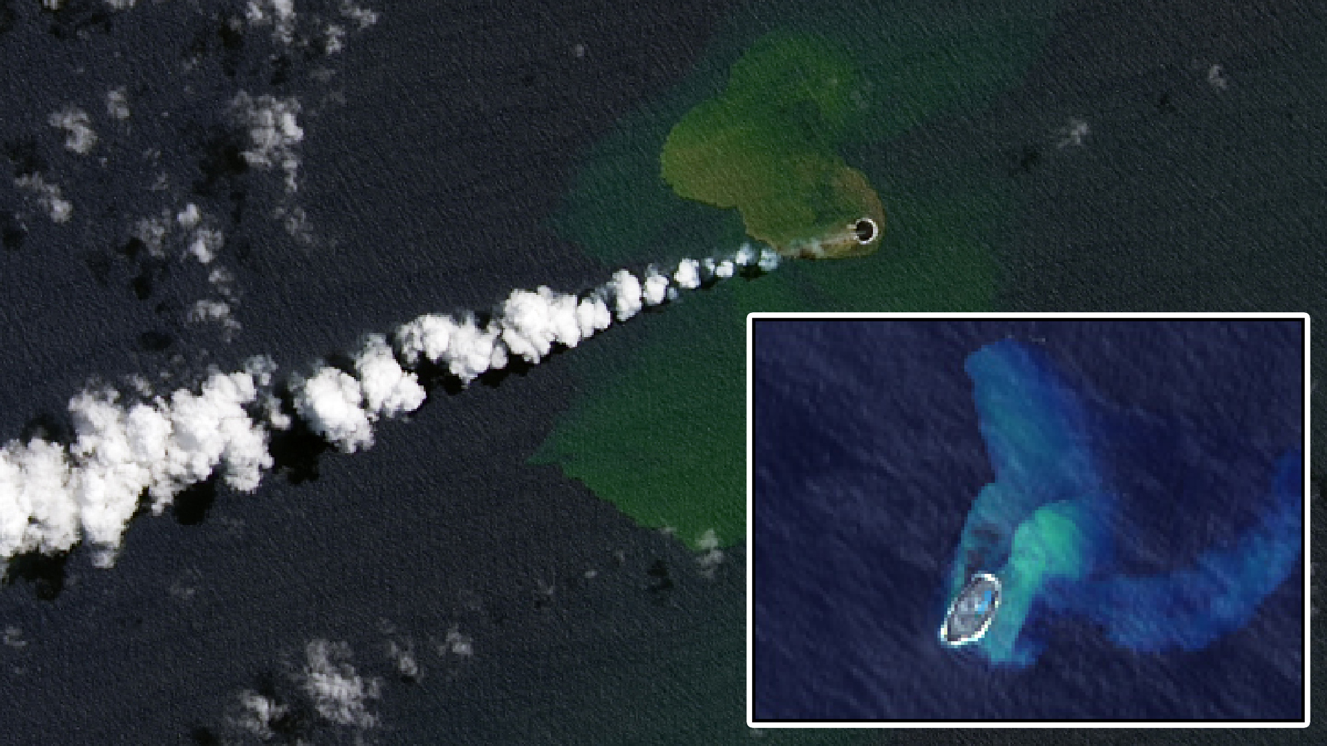 Isola vulcanica nata in 11 ore nel Pacifico